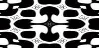 anniemuse heart black and white mask bw GIF