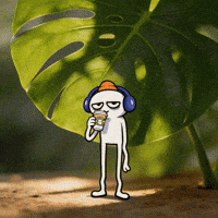 Quiet Coffee Under Leaf Ah-Z