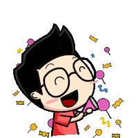 Congratulations Reaction Sticker by Acson Malaysia