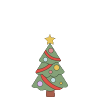 Christmas Tree Sticker by Ohhgranny