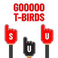 School Spirit Thunderbird Sticker by Southern Utah University