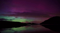 Timelapse of Aurora Borealis as Seen From Ireland