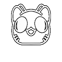Cat Bounce Sticker