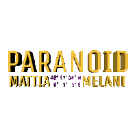 paranoid Sticker by mattiamelaniparanoid