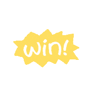 Button Win Sticker by Woezel & Pip
