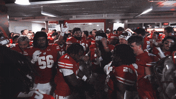 Badger Football Sport GIF by Wisconsin Badgers