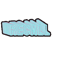 Recall Sticker by KAID