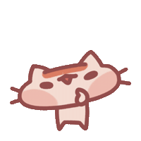 Cat Flan Sticker