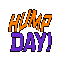 Hump Day Wednesdays Sticker by Sampsoid