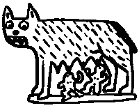 Wolf Italy Sticker by TEAM THE VINYLINO