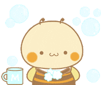 Bee Handwash Sticker by てくのハウス｜てくマル＆マキびぃ