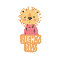 fifikids lion leon buenosdias fifi Sticker