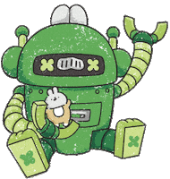 Power Robot Sticker