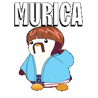 United States Usa Sticker by Pudgy Penguins