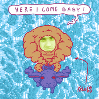 Here I Come Art GIF by Max Litvinov