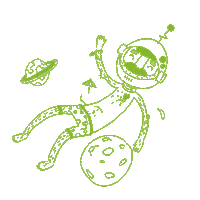 chill floating Sticker by Agentur triebwerk