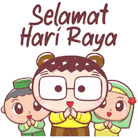 Raya Aidilfitri Sticker by Bear Boss Buddies
