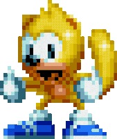 Happy Sonic The Hedgehog Sticker