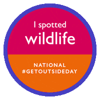 Wildlife Get Outside Sticker by Ordnance Survey