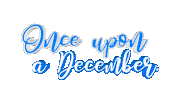 Once Upon A December Christmas Sticker by OpticalArtInc.