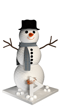 Winter Solstice Snow Sticker
