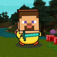 digitalducks stabby quacks cartoon duck digital ducks GIF