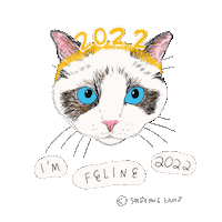 New Year Illustration Sticker by Susanne Lamb