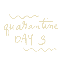 Quarantine Calligraphy Sticker