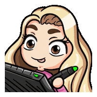 Working Digital Art Sticker by Ellienka