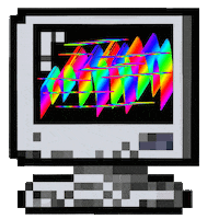 Bad Bunny Pixel Art Sticker by Canek