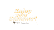 Summer Beach Sticker by V&Cparadise