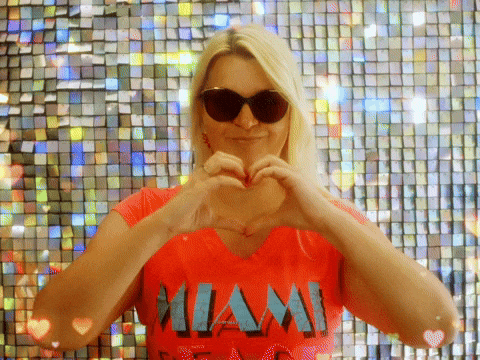 Love It Heart Hands GIF by GIPHY IRL