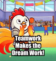 Teamwork Makes The Dream Work Community GIF by Zorooster