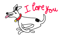 Tuepfli love happy heart dog GIF