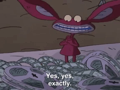 nickrewind giphydvr nicksplat aaahh real monsters giphyarm035 GIF