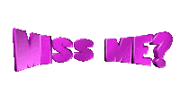 Miss Me Sticker by GIPHY Text