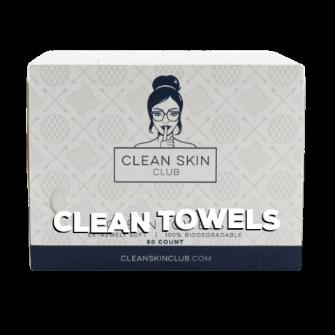 CLEANSKINCLUB giphygifmaker cleanskinclub cleantowels clean towels GIF