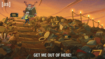 Rick And Morty Running GIF by Adult Swim