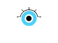 adorninflowersco eyes eye indie blinking Sticker