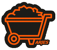 Orange Material Sticker by Arjes Recycling Innovation