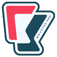 mnvotes ivoted votefromhome mnvotes herewevote Sticker