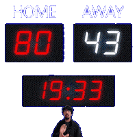 43 Away Sticker