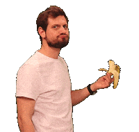 banana eating Sticker by Radio Medien AG