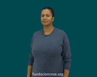 FCNSE triste dilse lse lengua de signos GIF