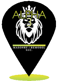 Alpha 3 Location Sticker by Alpha 3 Masonry And Remodel