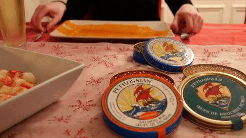 new year christmas GIF by Petrossian