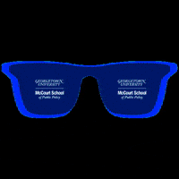 GeorgetownMcCourtSchool sunglasses GIF