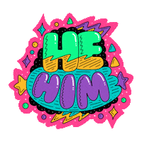 Illustration Typography Sticker by HARKIRAN KALSI