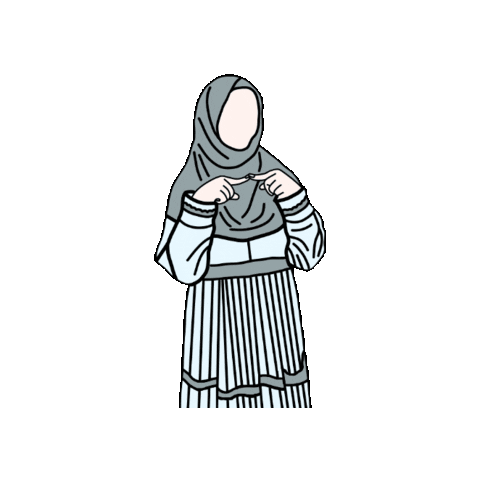 singlelillah cute beautiful islam muslim Sticker