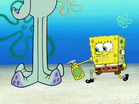 season 6 giant squidward GIF by SpongeBob SquarePants